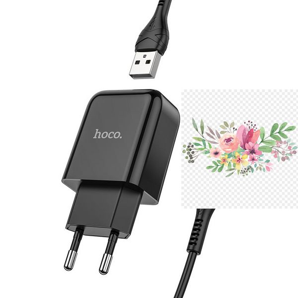 МЗП HOCO N2 (1USB/2.1A) + USB - Lightning 49069 фото