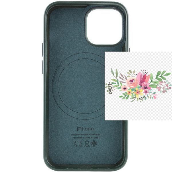 Шкіряний чохол Leather Case (AAA) with MagSafe для Apple iPhone 12 Pro Max (6.7") 47063 фото