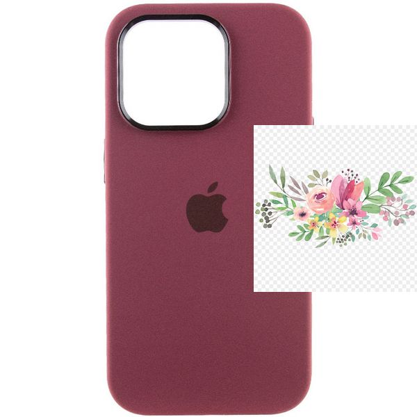 Чохол Silicone Case Metal Buttons (AA) для Apple iPhone 14 Pro (6.1") 65327 фото