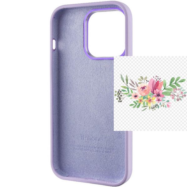 Чохол Silicone Case Metal Buttons (AA) для Apple iPhone 14 Pro (6.1") 65327 фото