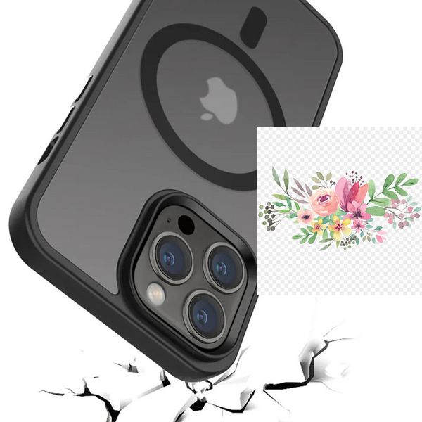 TPU+PC чохол Metal Buttons with MagSafe Colorful для Apple iPhone 13 Pro (6.1") 64997 фото