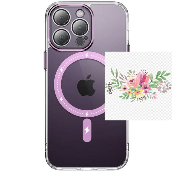 Чохол TPU+PC Colorful with MagSafe для Apple iPhone 12 Pro Max (6.7") 65142 фото