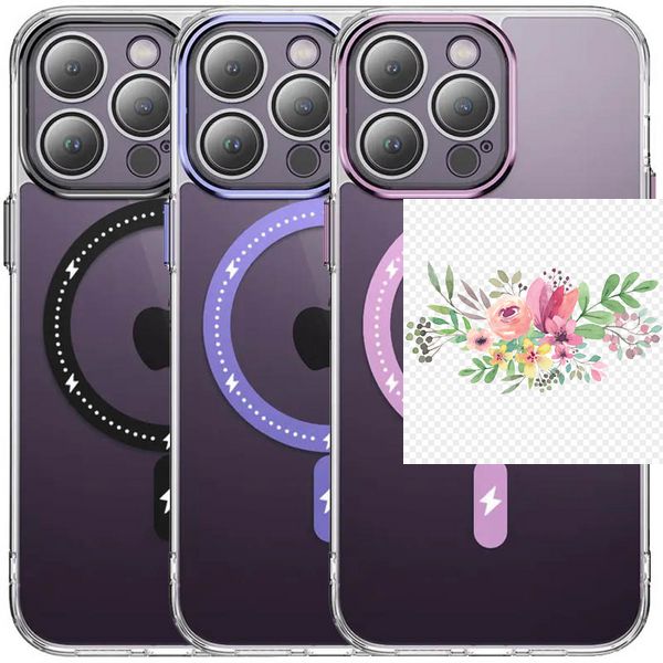 Чохол TPU+PC Colorful with MagSafe для Apple iPhone 12 Pro Max (6.7") 65142 фото