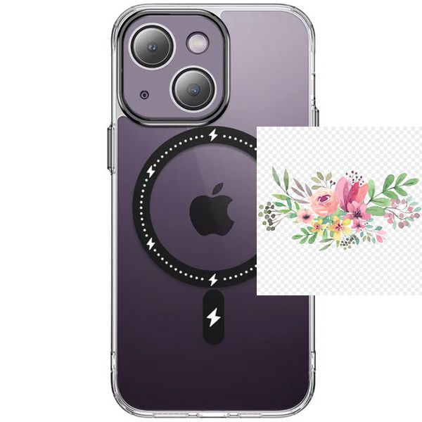Чохол TPU+PC Colorful with MagSafe для Apple iPhone 13 (6.1") 65143 фото